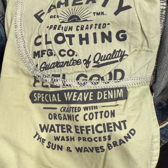 Faherty Light Blue Slim Jeans - Picture 12 of 13